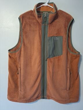 L.L. Bean Hybrid Sherpa Vest -Fleece vest Men's XL